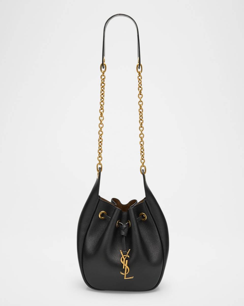 Cassandre YSL Bucket Bag in Leather